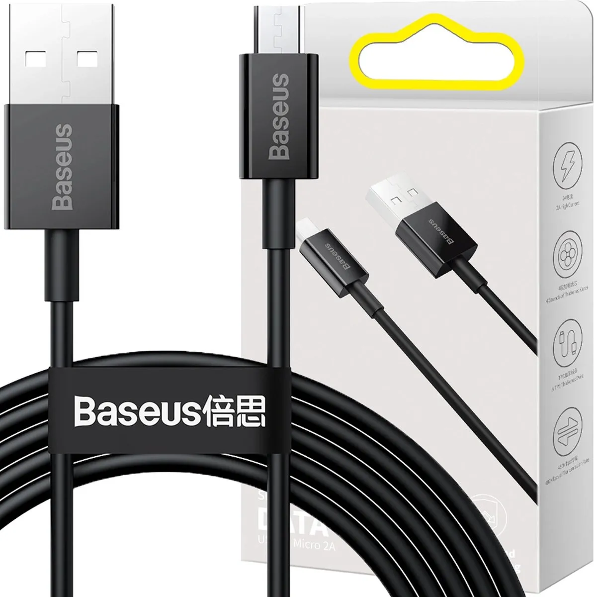 Baseus Superior USB-A/micro USB Kabel 2A 2m