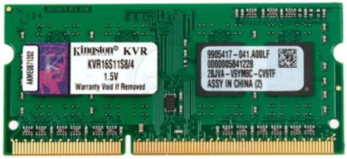 Kingston ValueRAM KVR16S11S8/4G DDR3 4GB 1600MHz SO-DIMM
