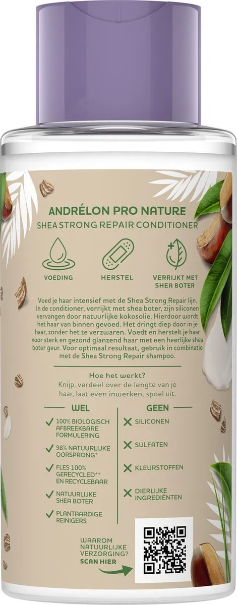Andrélon Pro Nature Shea Strong Repair Haarconditioner 400ml