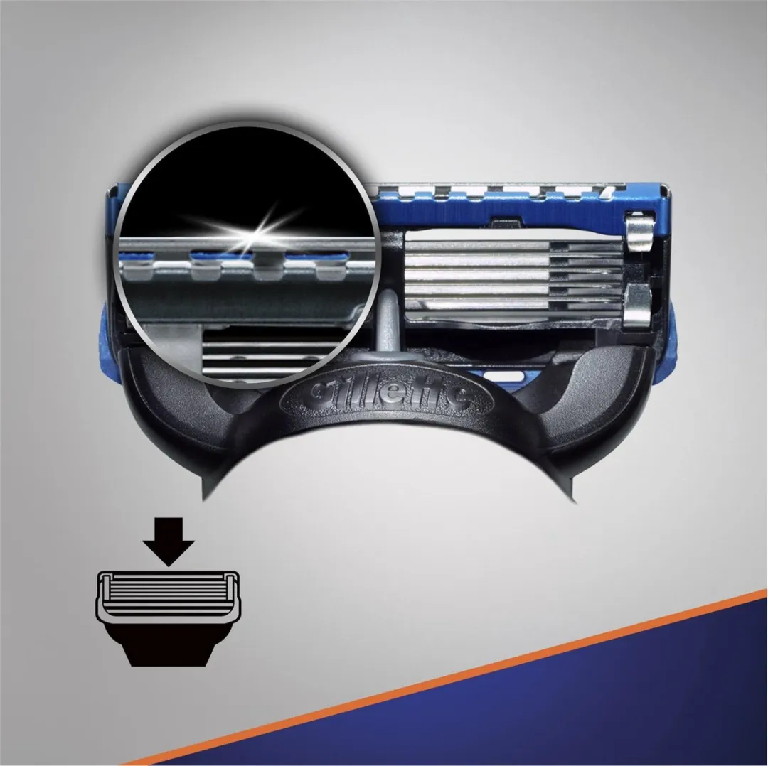Gillette Fusion 5 ProGlide Flexball Scheersysteem - Zwart/grijs