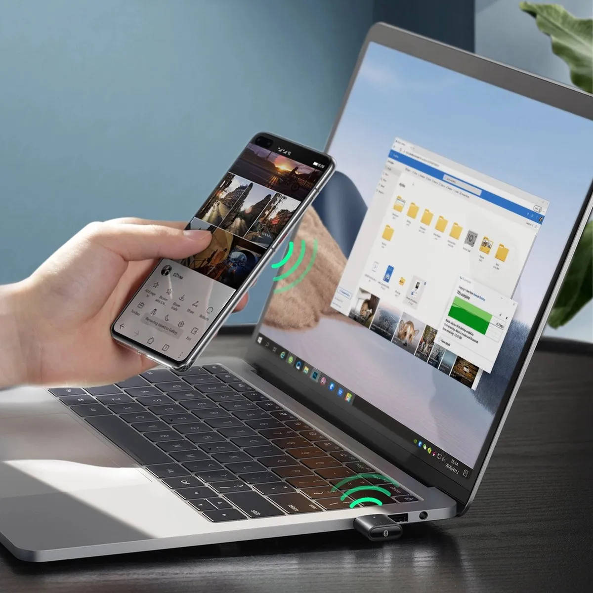 Ugreen Bluetooth 5.0 USB-A-adapter CM390 - Zwart