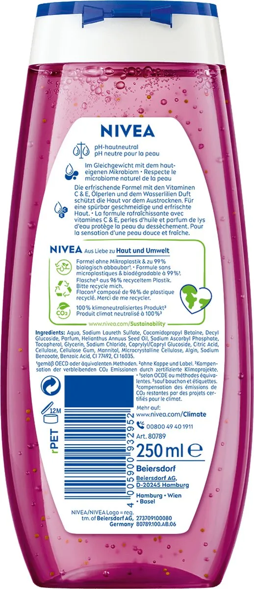 NIVEA Waterlily & Oil Douchegel 250ml