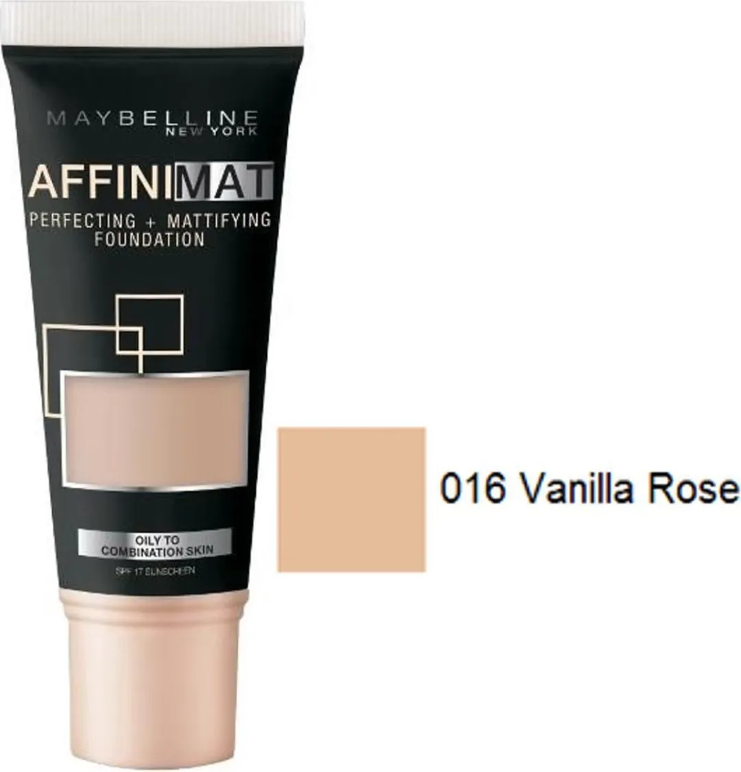 Maybelline AffiniMat Perfecting Foundation 16 Vanilla Rose 30ml
