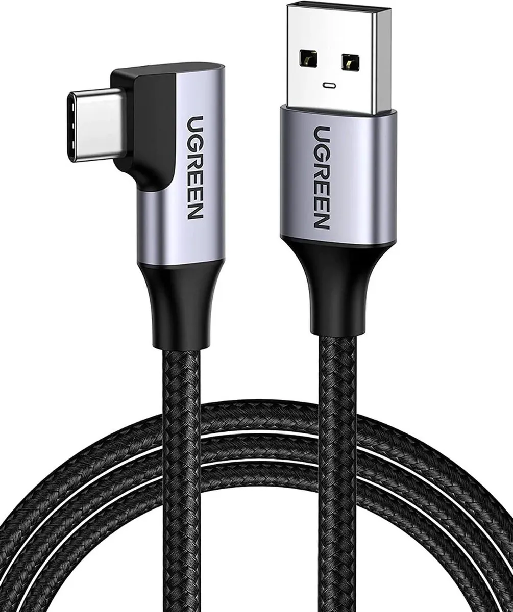 Ugreen US385 USB-C Haakse Kabel 5Gb/s 3A