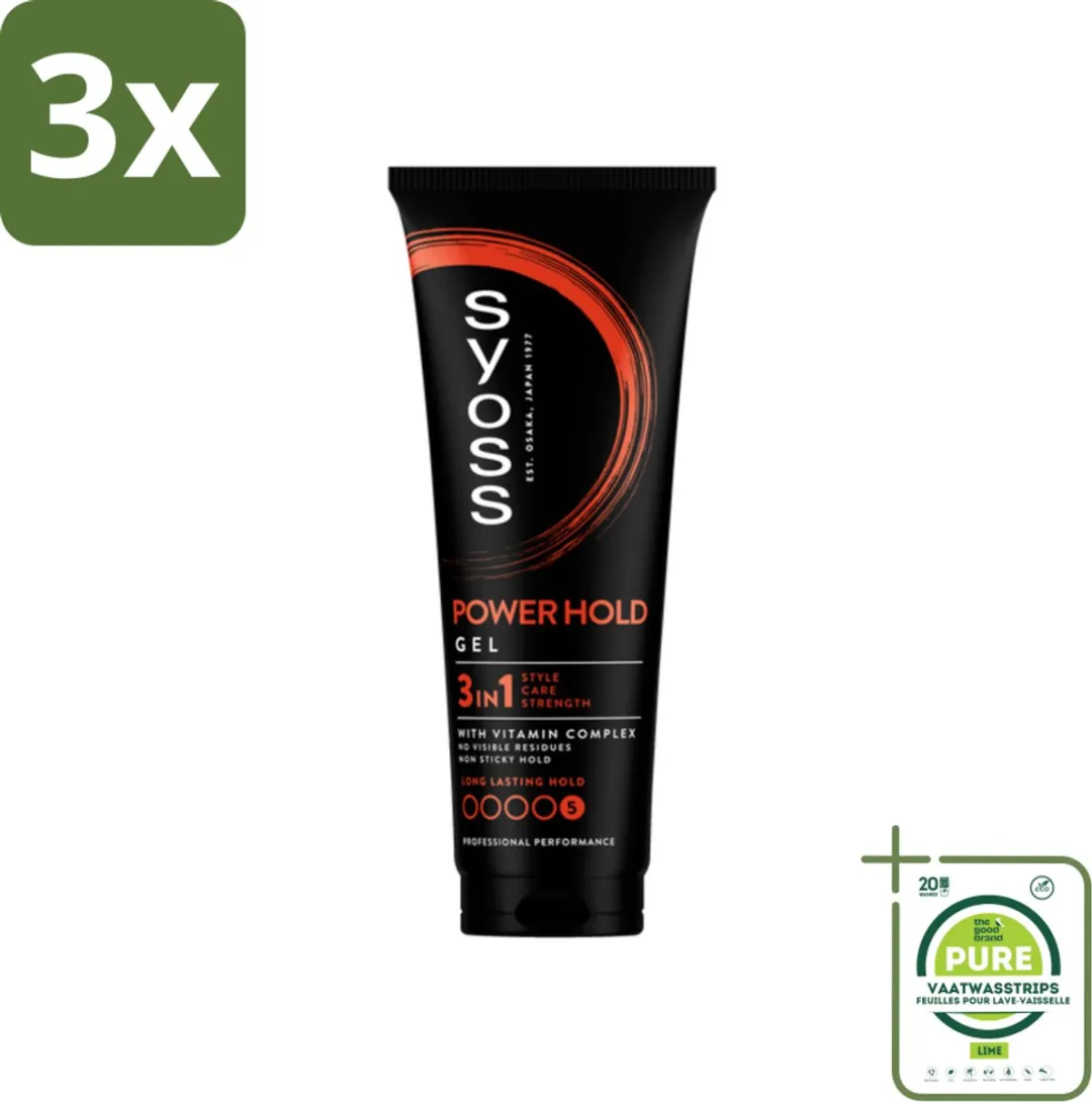 SYOSS Power Hold Haargel Extra Sterke Fixatie 750ml