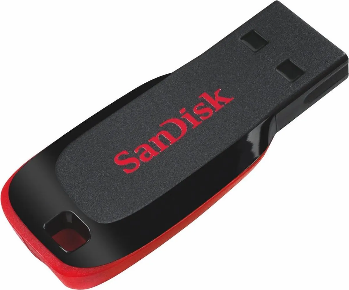 SanDisk Cruzer Blade USB-stick 64GB - Zwart