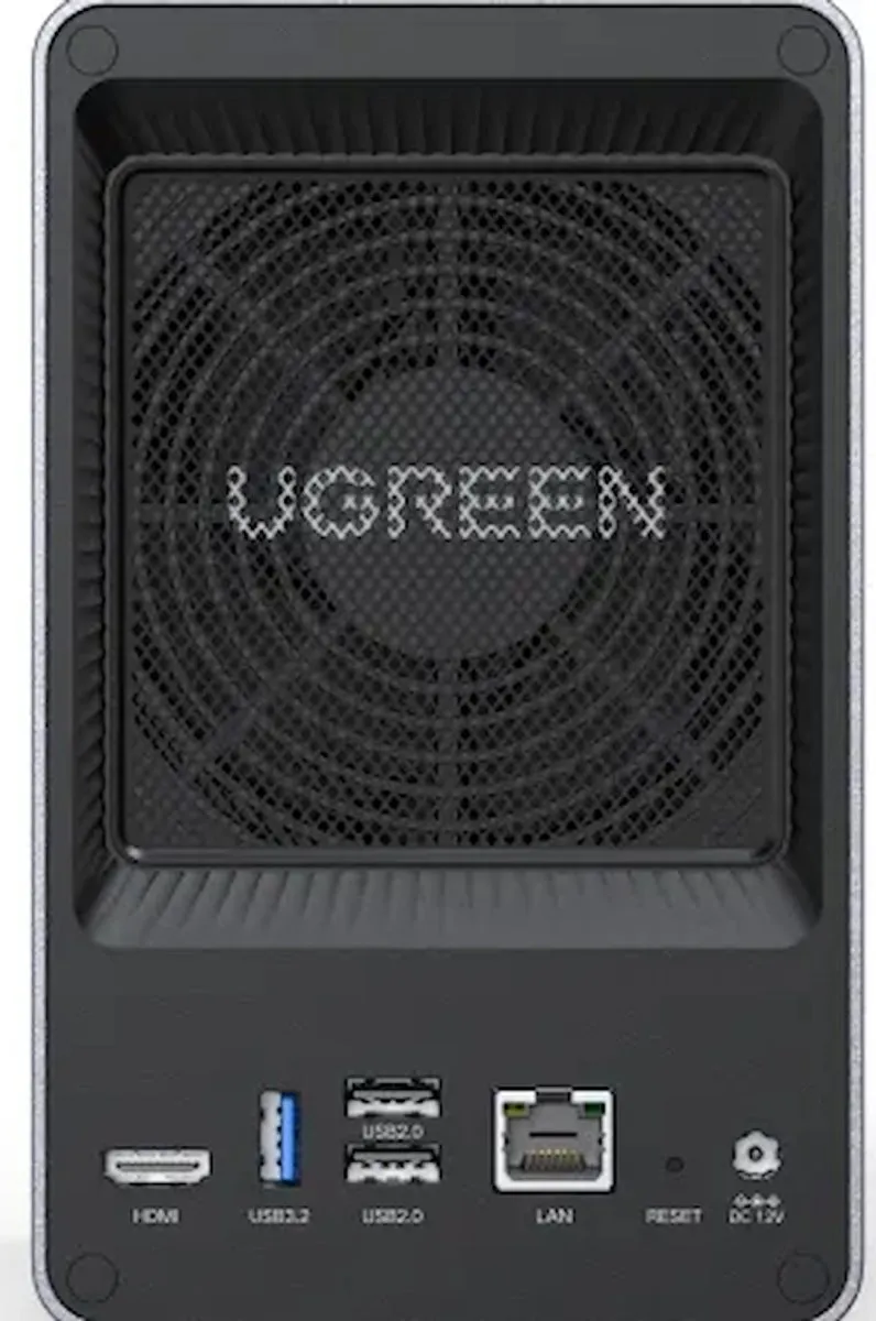 UGREEN NASync DXP2800 - NAS-server - 2 bays - Intel N100 Quad core - 8GB DDR5 - Max. 64 TB - M.2, SATA - zwart
