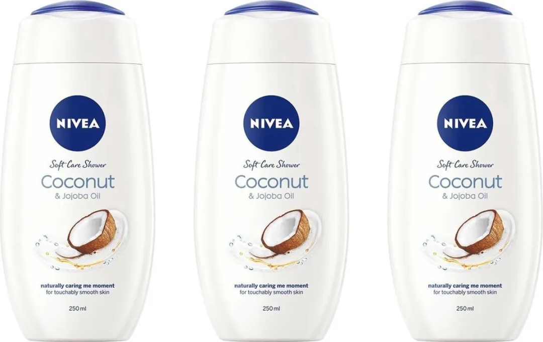 NIVEA Douchecrème Care & Coconut 3x250ml