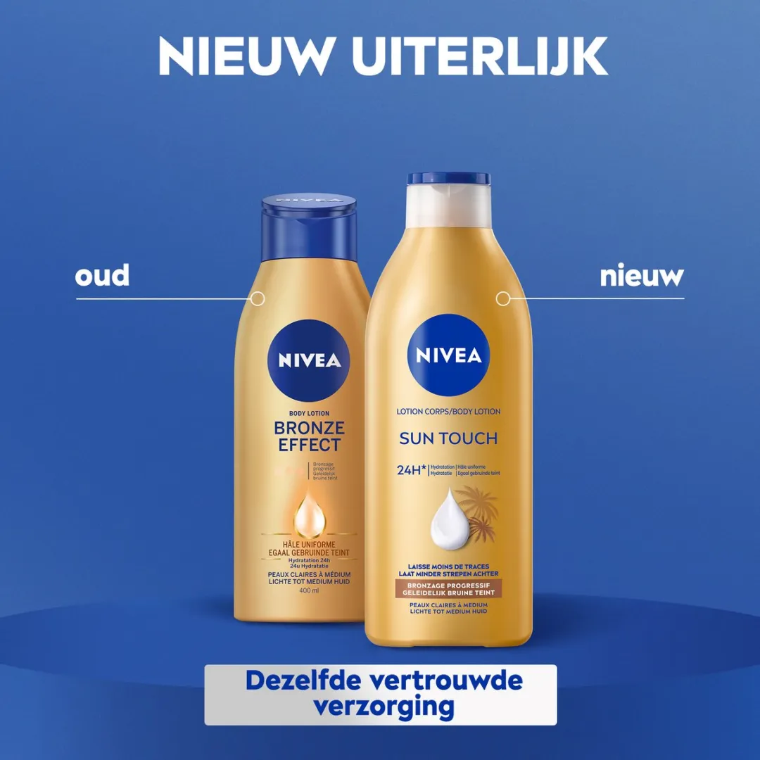 NIVEA Sun Touch Bodylotion 400ml - Bruinen zonder Zon