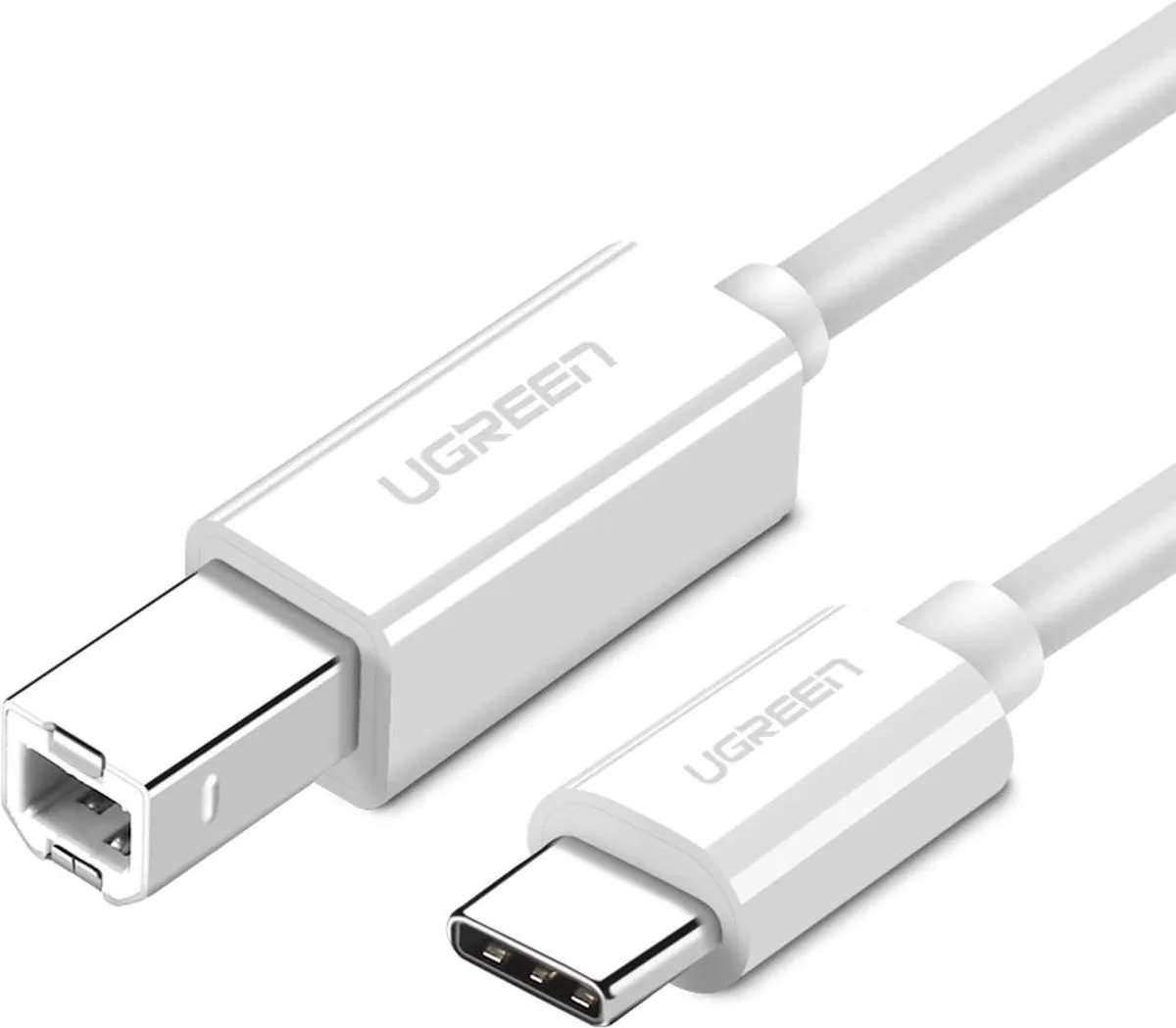 Ugreen Printerkabel USB-C 1.5m - Wit - afbeelding 6 van 6