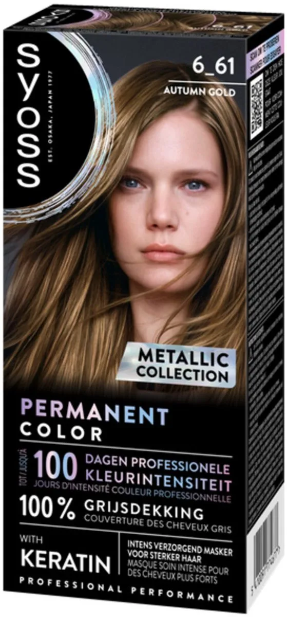 SYOSS Coloration 6-61 Autumn Gold Haarverf - 10 Stuks