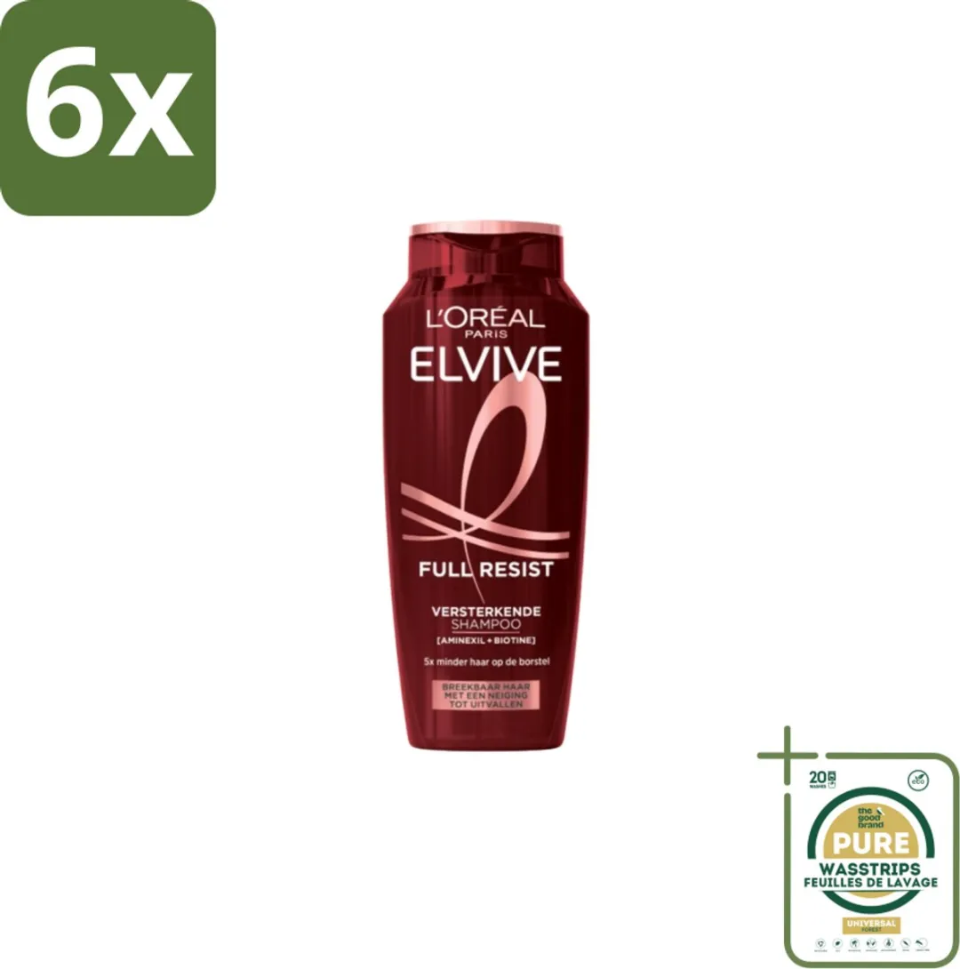 L'Oréal Paris Elvive Full Resist Shampoo 250ml - 6 Stuks