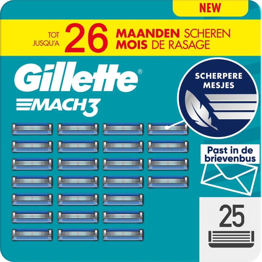 Gillette Mach3 Base Scheermesjes