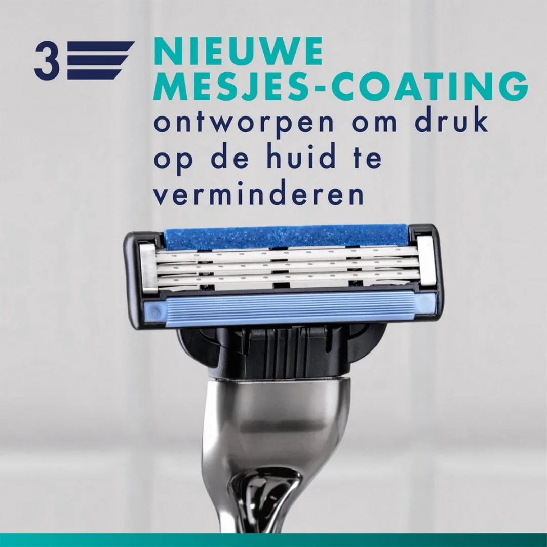 Gillette Mach3 Base Scheermesjes - 25 Stuks