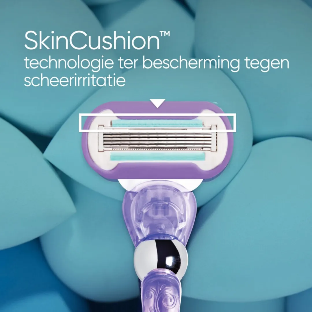 Gillette Venus Deluxe Smooth Swirl Scheermesjes - 6 Stuks - Paars