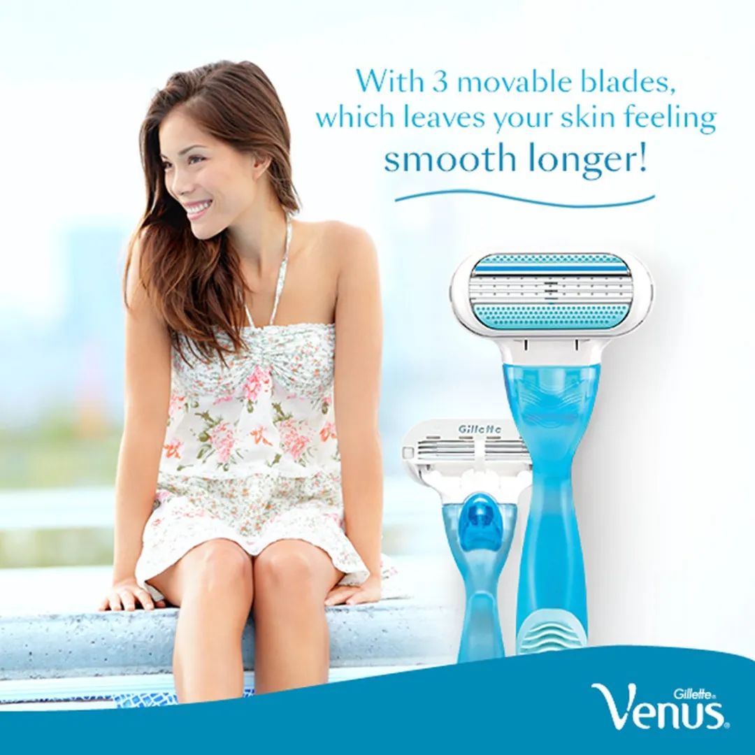 Gillette Venus Scheermesjes Blauw - 6 Stuks