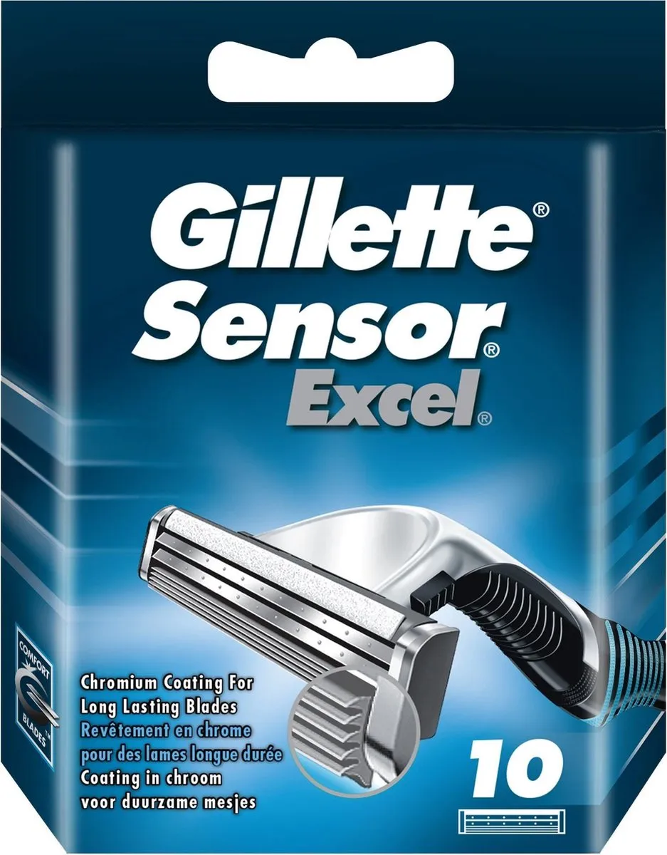 Gillette Sensor Excel Scheermesjes 10 Stuks