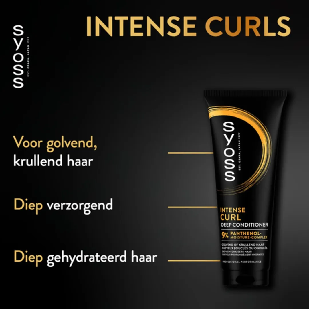 Syoss Curls Conditioner 250ml - Krullend Haar