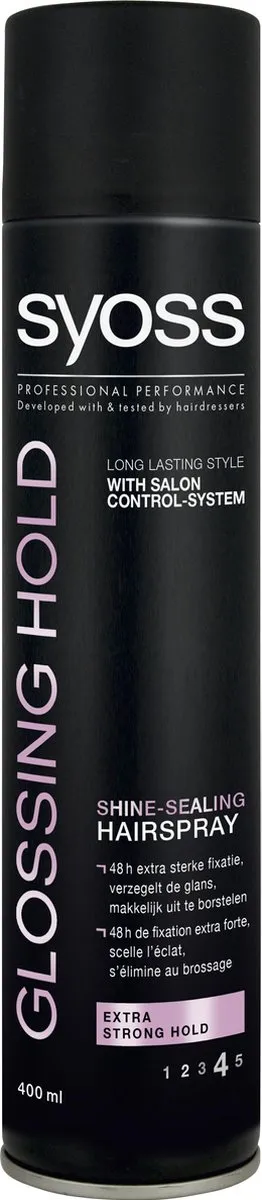 Syoss Hairspr.Shine&Hold Haarspray 400ml - afbeelding 6 van 6