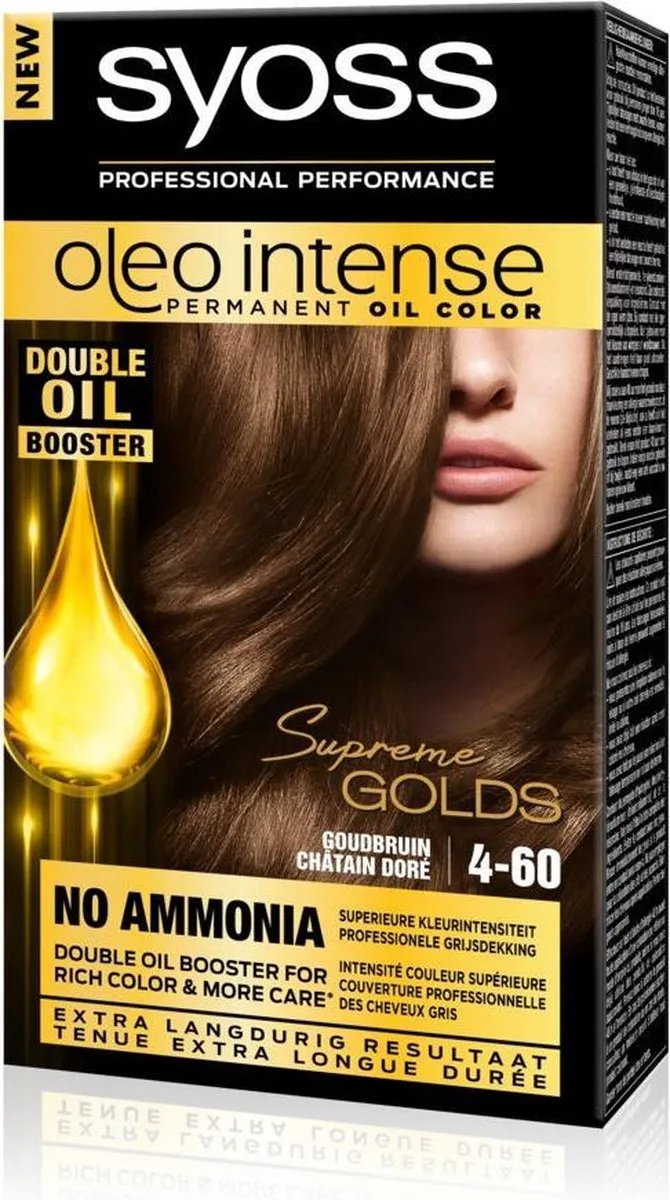 SYOSS Oleo Intense 4-60 Goudbruin Haarverf