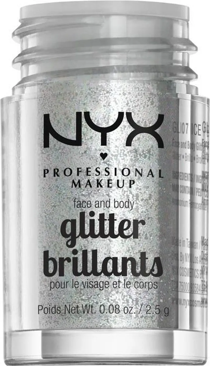 NYX Professional Makeup Face & Body Glitter Ice - 2,5 g