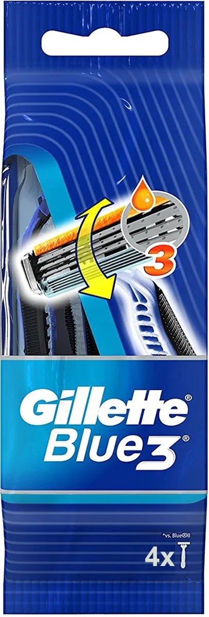 Gillette Blue3 Voetbal Wegwerpmesjes
