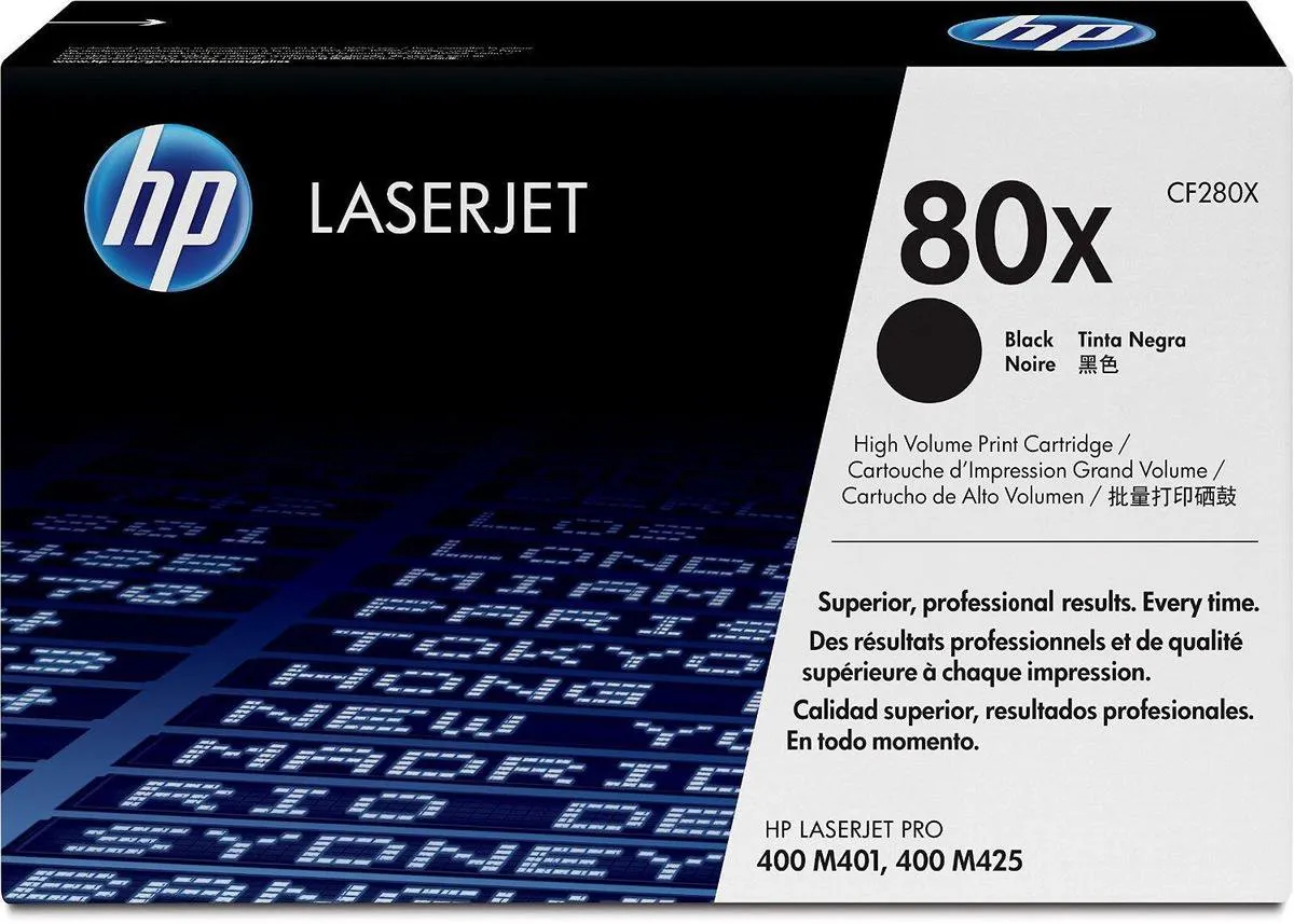HP CF280X Tonercartridge Zwart
