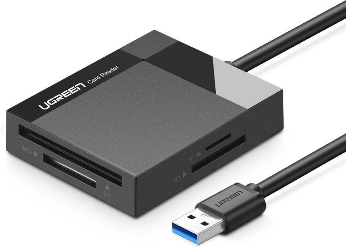 UGREEN USB 3.0 Kaartlezer SD/Micro SD/CF/MS