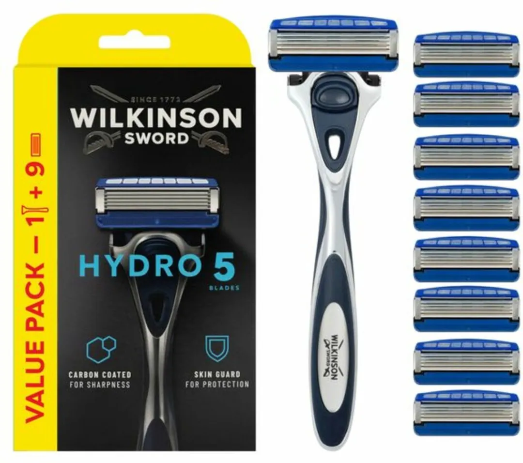 Wilkinson Sword Hydro 5 Scheersysteem - Blauw - 10 Stuks - afbeelding 6 van 6