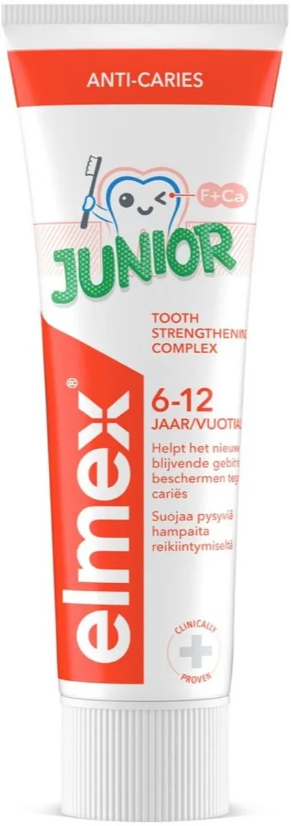 Elmex Junior Tandpasta Gel 75ml - 20 Stuks