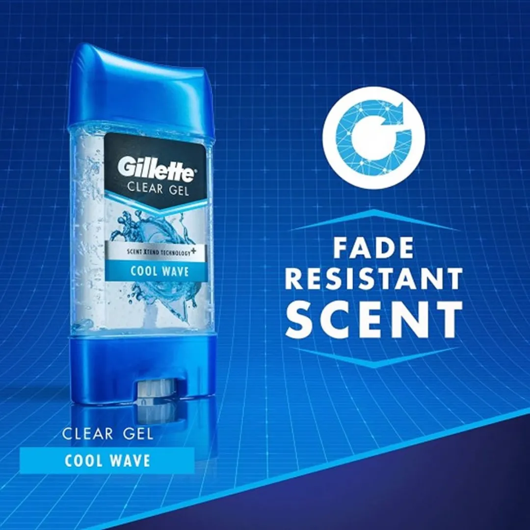 Gillette Endurance Cool Wave Antiperspirant Clear Gel 210ml - afbeelding 6 van 6