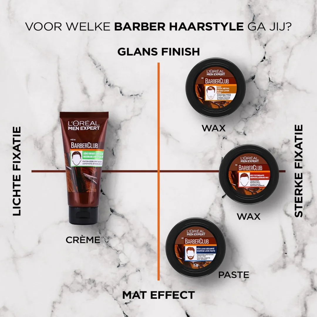 L'Oréal Paris Men Expert Barber Club Wax 75ml - Warrige Look