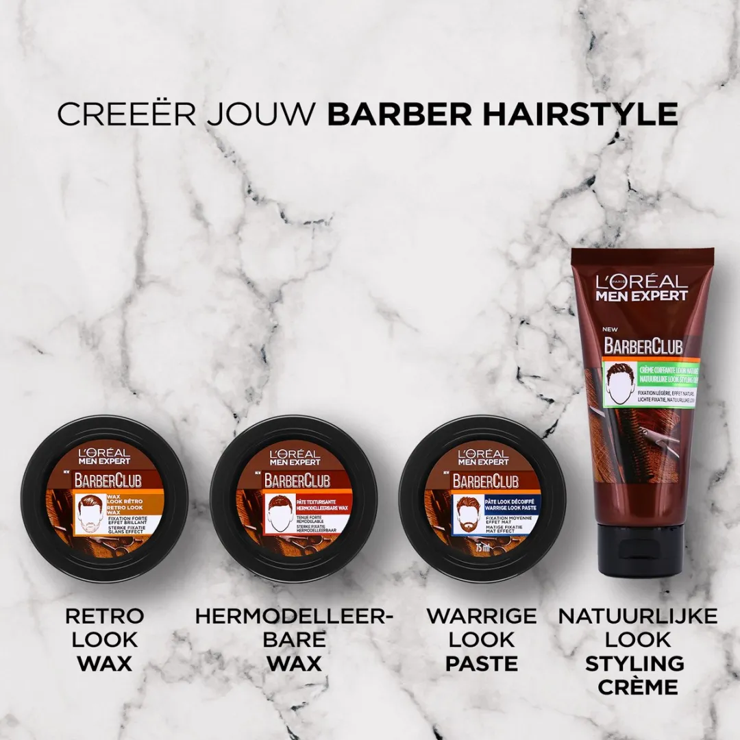 L'Oréal Paris Men Expert Barber Club Wax 75ml - Warrige Look