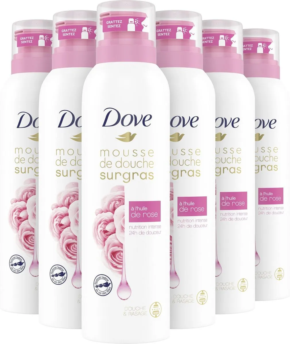 Dove Shower Mousse Rose Oil