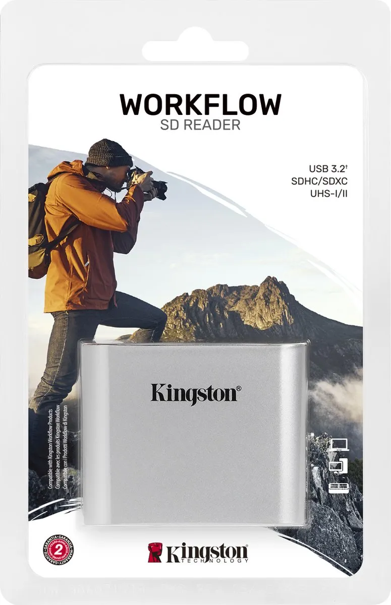 Kingston WFS-SD Card Reader - Zilver