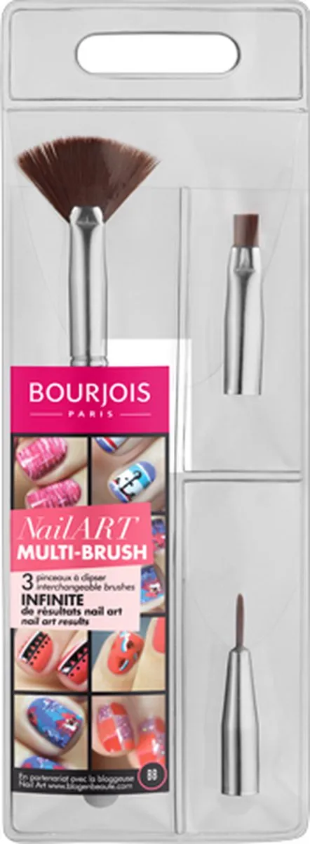 Bourjois Multi-Brush Nail Art Set - 3 Stuks