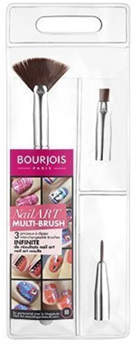Bourjois Multi-Brush Nail Art Set - 3 Stuks