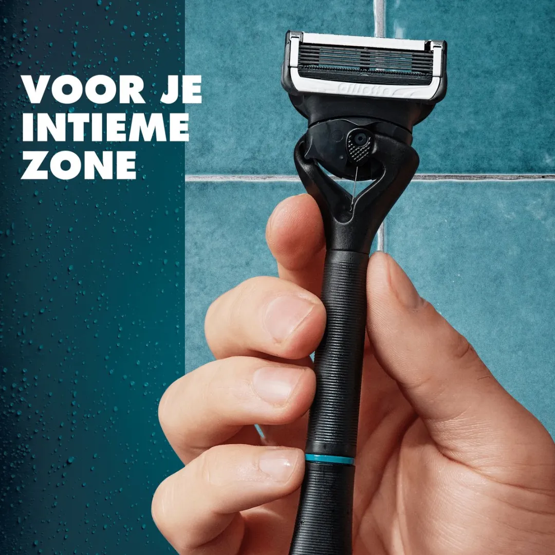 Gillette Intimate 5 Bladen - 3 Stuks - Zwart