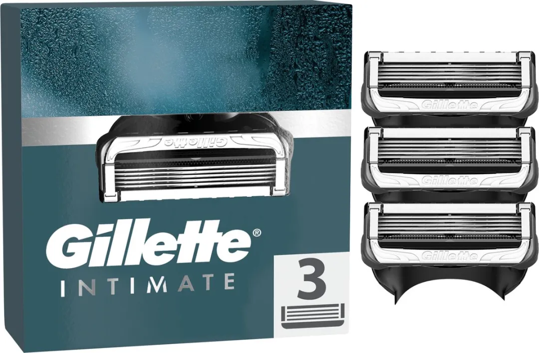 Gillette Intimate 5 Bladen - 3 Stuks - Zwart