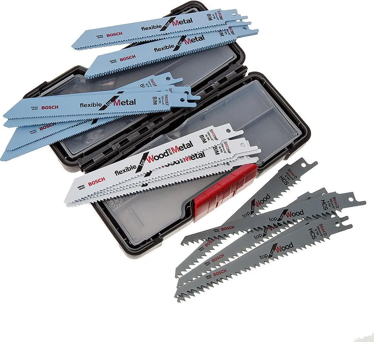 Bosch ToughBox Top Reciprozaagbladen 20 Stuks - Metaal/Hout - afbeelding 6 van 6