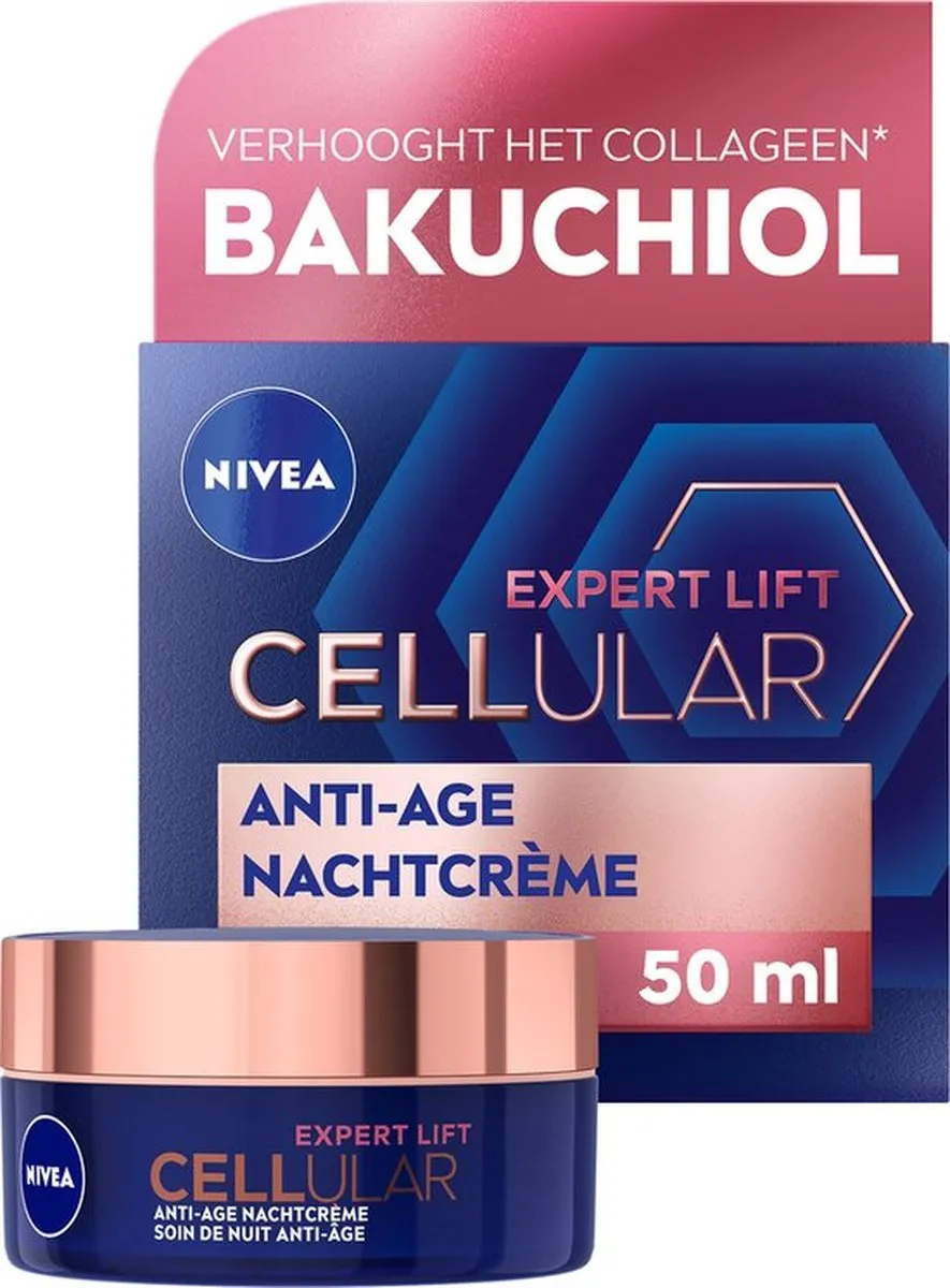 NIVEA Cellular Expert Lift Anti-Age Nachtcrème - 3x50ml
