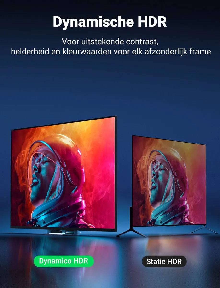 Ugreen HDMI 2.1 Kabel 8K 60Hz 3m - Grijs