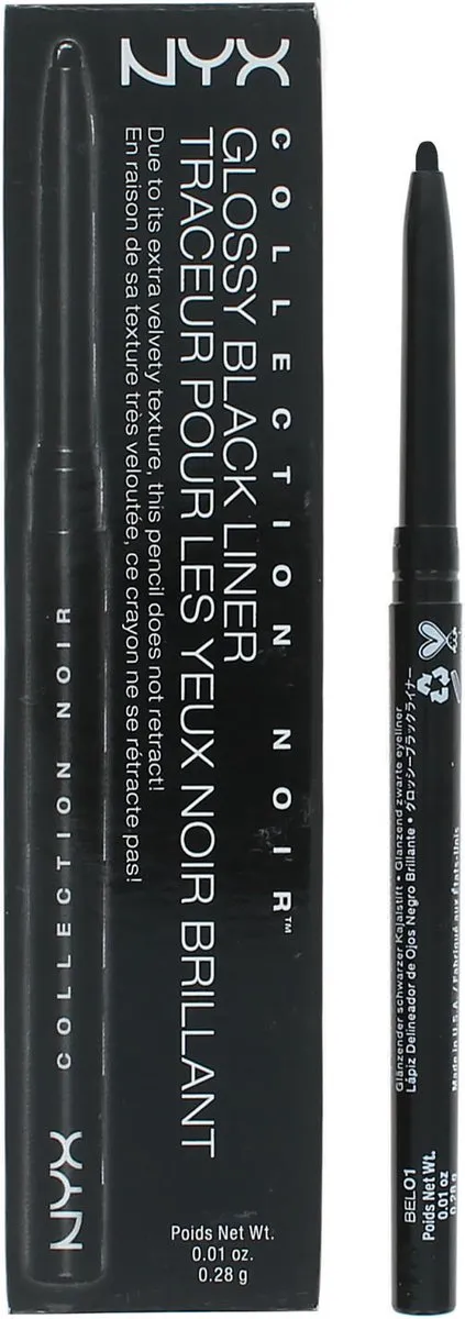 NYX Glossy Black Eyeliner BEL01