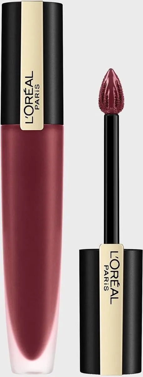 L'Oréal Paris Rouge Signature Matte Lipstick 142 Prepared - Mauve