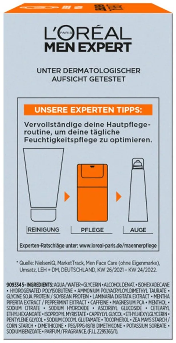 L'Oréal Paris Men Expert Hydra Energy Dag- en nachtcrème 50ml - afbeelding 2 van 4