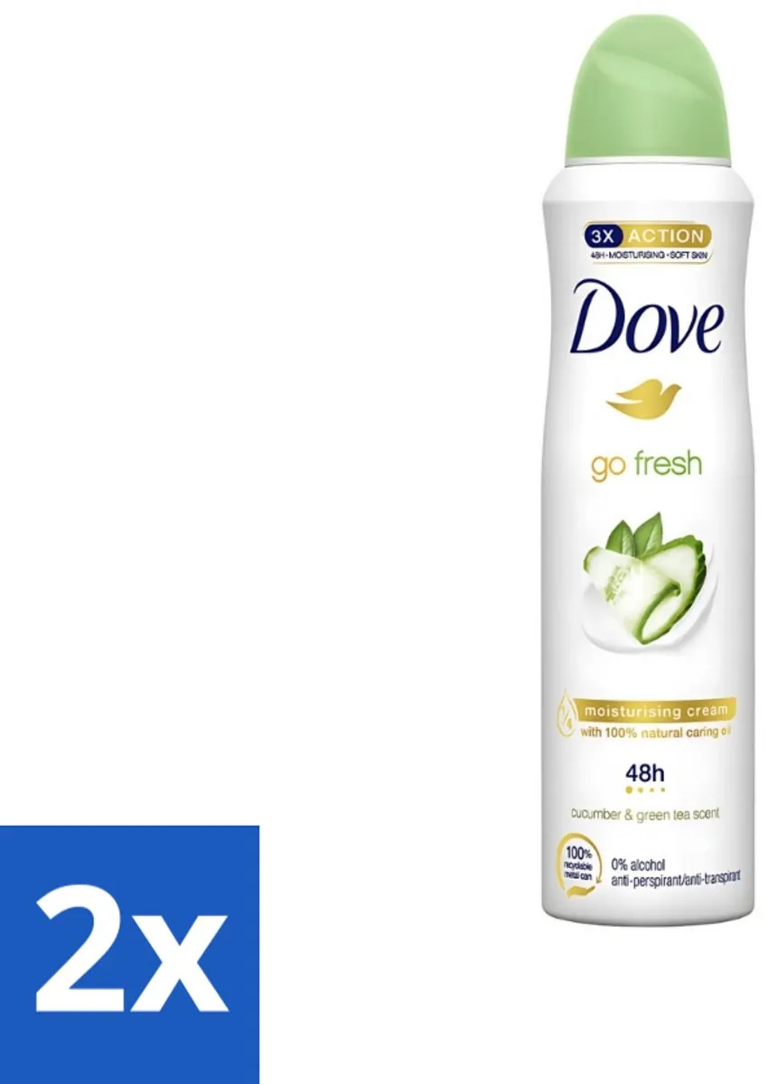 Dove Go Fresh Komkommer & Groene Thee Deodorant Spray 300ml