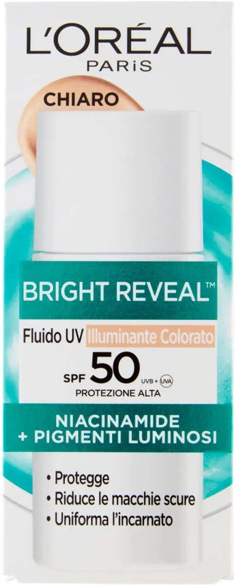 L'Oréal Paris Bright Reveal Fluido UV Illuminante SPF50