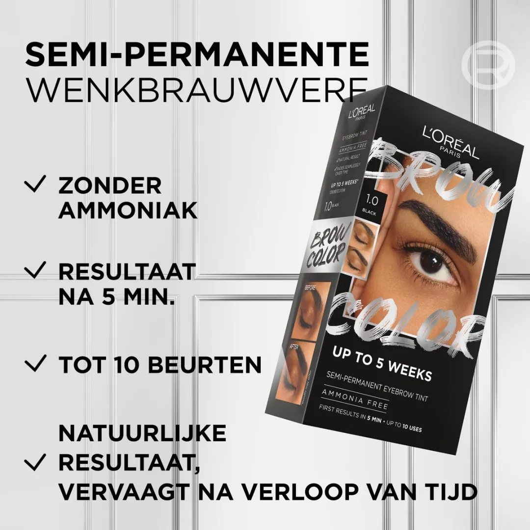 L'Oréal Paris Brow Color 6.0 Light Brunette Wenkbrauwverf 30ml - afbeelding 6 van 6