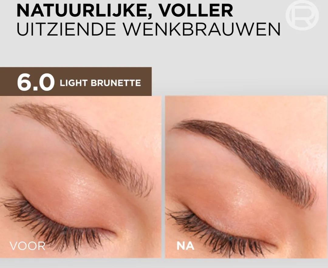 L'Oréal Paris Brow Color 6.0 Light Brunette Wenkbrauwverf 30ml