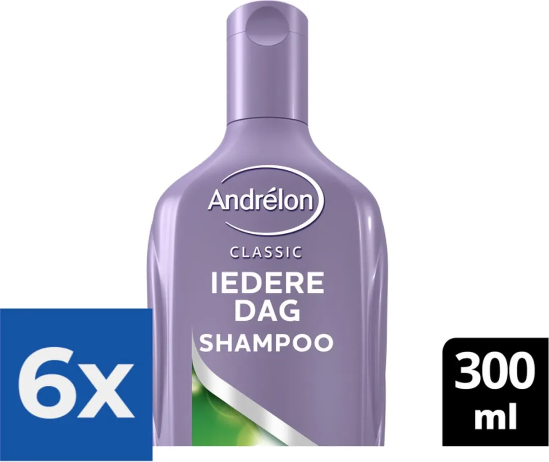 Andrélon Iedere Dag Shampoo 300ml - 6 Stuks